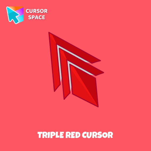 Triple Red cursor